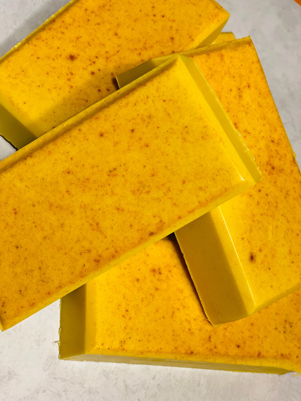Honey Turmeric Moisturizing Bar Soap Etsy