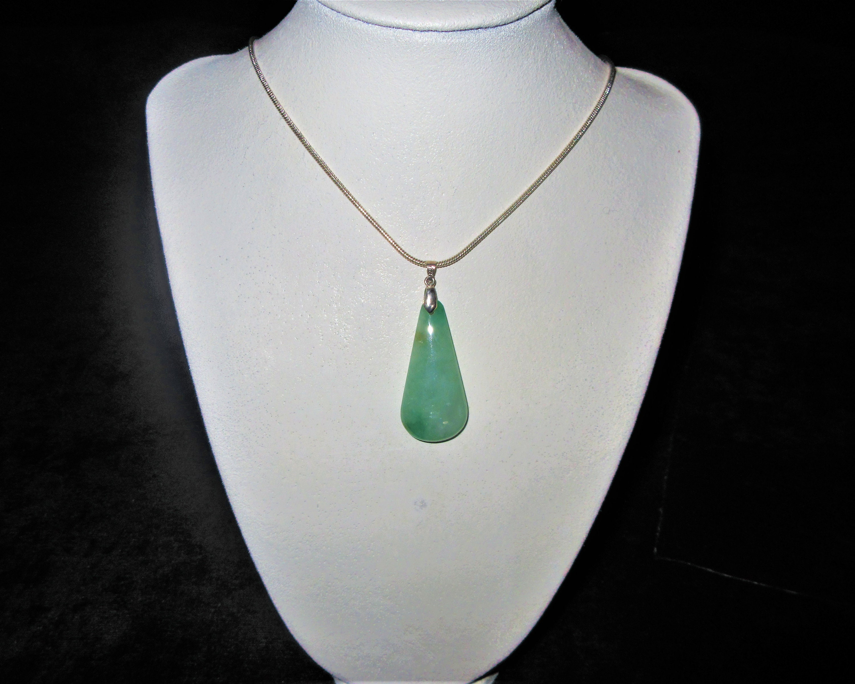 Jadeite Jade Pendant Shop Owner Handmade Luxury Gift For Etsy
