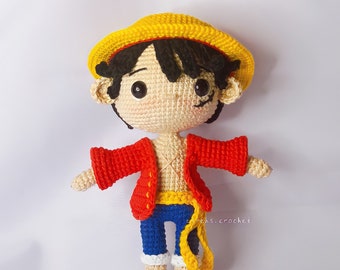 Amigurumi Pattern Strawhat Pirate