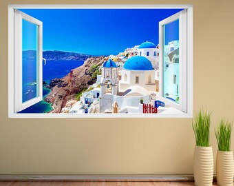 Zante Island Landscape Poster Self Adhesive Wall Sticker Art Decal Mural
