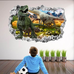 Dinosaurussen Muurtattoo Sticker Muurschildering Print Art Kinderkamer Kinderkamer Decor KB2