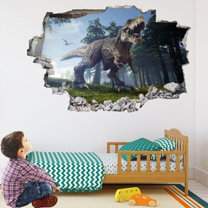 Dinosaurus Jungle Muursticker Muurschildering Sticker Print Art Kinderkamer Decor BH22
