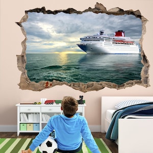 Cruise Ship Ocean Liner Wall Decal Sticker Mural Poster Print Art Home Office Decor FP14