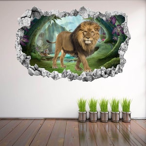 Lion Tiger Jungle Wall Decal Sticker Mural Poster Print Art Home Office Decor KH20
