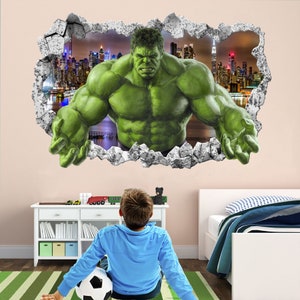 Hulk Superhero Wall Decal Sticker Mural Poster Print Art Home Office Decor Avengers EA114