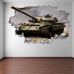 Tank Wall Decal Sticker Mural Poster Print Art Home Decor EB28