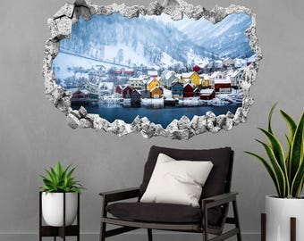 Norway Wall Decal | Nature Wall Sticker for Home Decor - KS28
