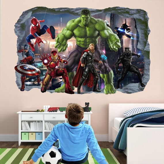 Marvel wall stickers deals