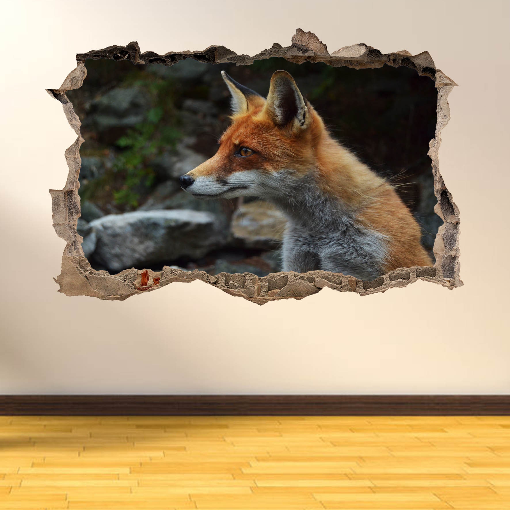 Fox Animal Wall Decal Sticker Mural Poster Print Art Home Etsy