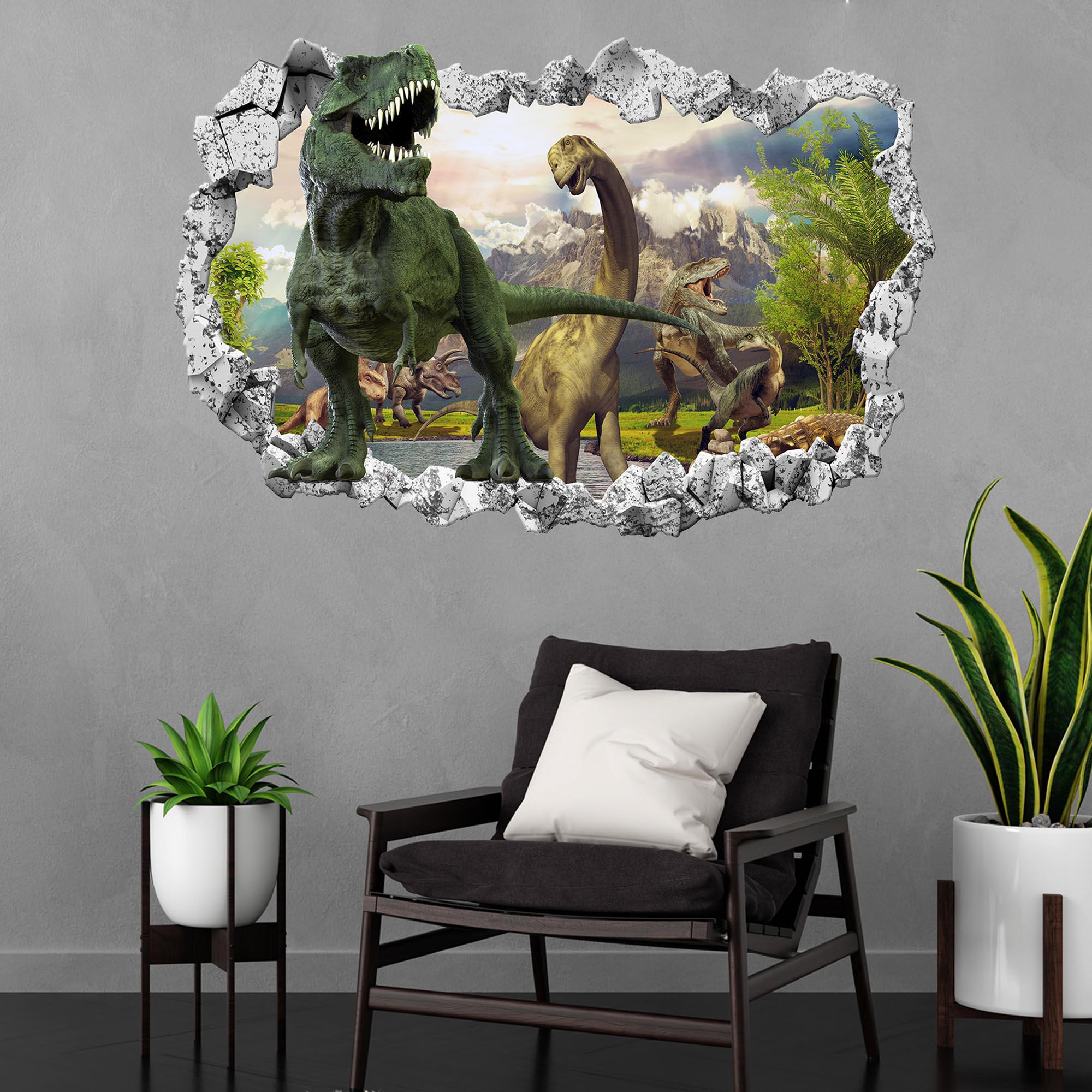 Sticker Mural Dinosaure