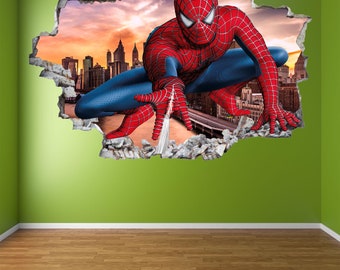 Autocollant mural spider-man de marvel