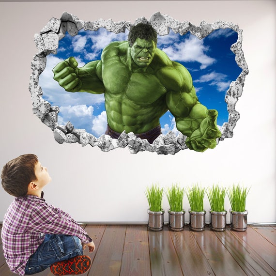 Avengers Superhero Wall Decal Sticker Mural Poster Print Art