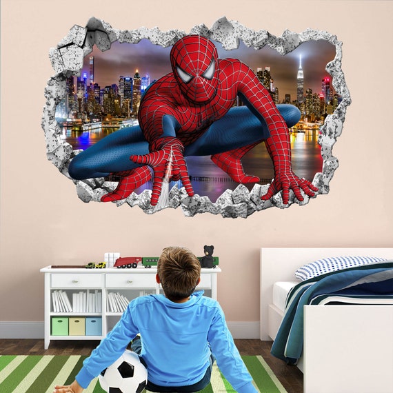Affiche poster Spiderman CEL_00025 - Stickers muraux deco