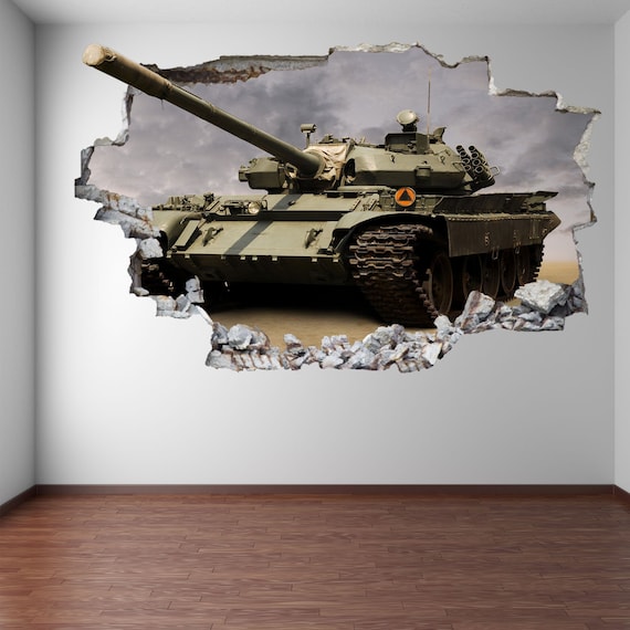 Tank Wall Decal Sticker Mural Poster Print Art Home Decor Eb28 - Tank Wall Art Tank Wall Decal Sticker Mural Poster Print Art Home Decor Eb28 - Tank Wall Art