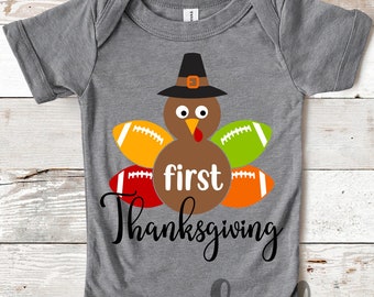 Football Turkey svg, First Thanksgiving svg, Turkey svg, Thanksgiving Turkey svg, Fall svg, Pilgram svg, Instant Download svg, Cricut svg