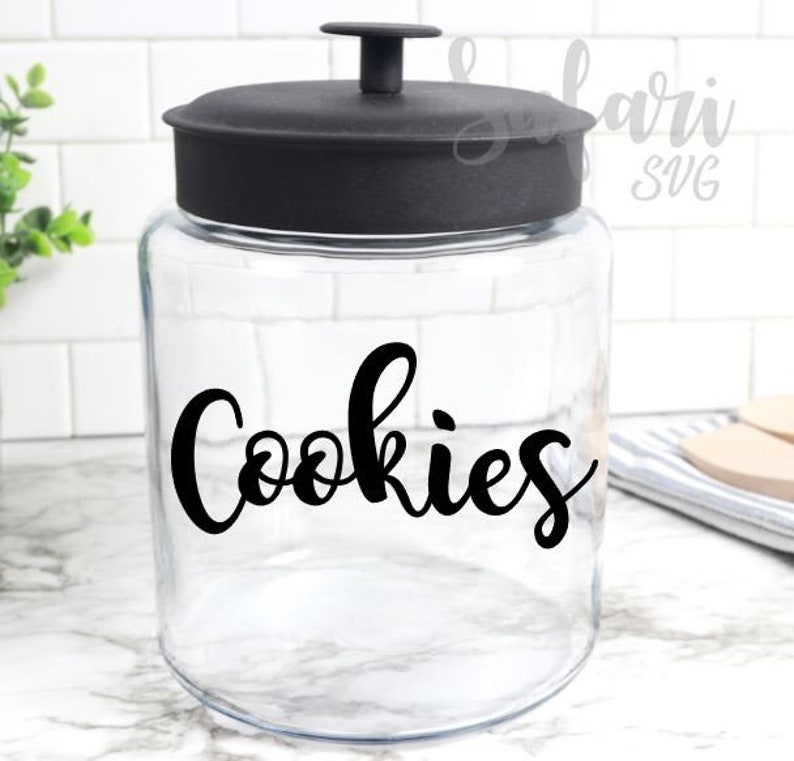 Cookies Svg Cookie Jar Label Svg Glass Jar Labels Svg Etsy