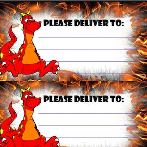 Dragon Flames Proszę dostarczyć do wytwórni