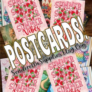 Strawberry Summer Vibes 5/29 Cartes postales
