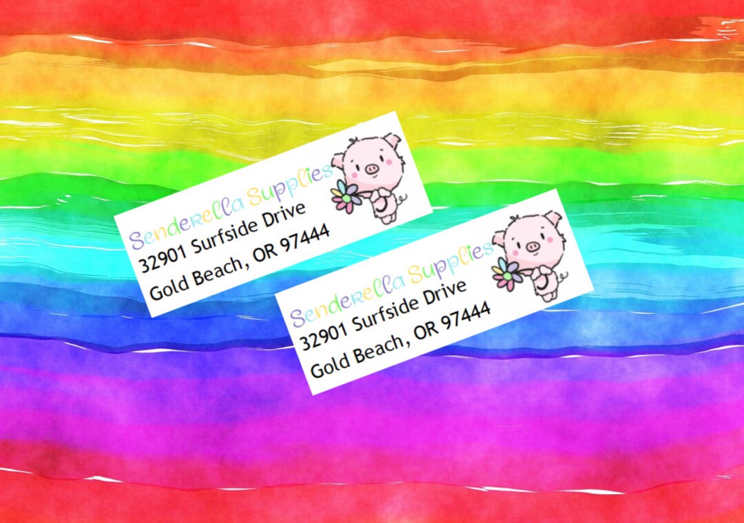 Pigs Flying Address Labels - Etsy
