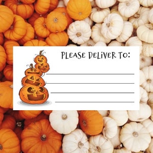 Pumpkin Stack Please Deliver To Lables PDT