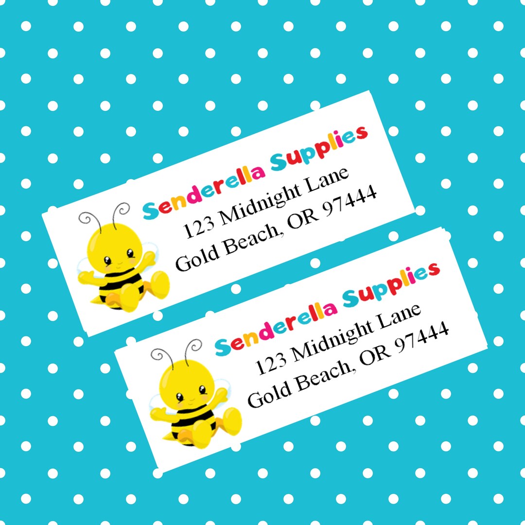 Friends Address Labels Bee_bug Friends 1 Theme Address Labels - Etsy