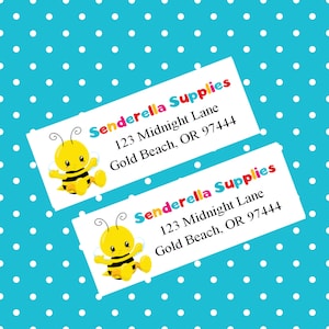 Bee_Bug Friends 1 Theme Address Labels