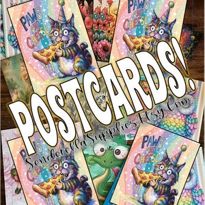 Pattes de chat et fromage 7 3 2024 (4) Cartes postales
