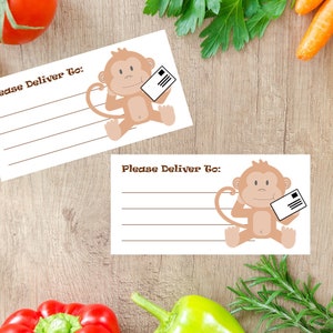 Monkey Mail Proszę dostarczyć do etykiet