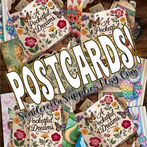 Carte postale Fleurs pleines de rêves
