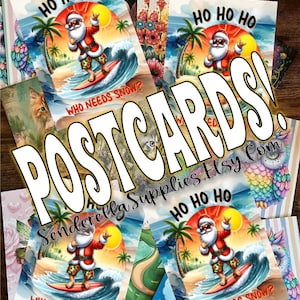 Père Noël Ho Ho Ho qui a besoin de neige 5/29 Cartes postales