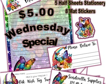 Butterflies and Flowers Wednesday Special 4/19