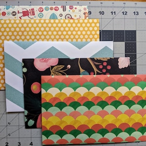 Handmade Envelopes Almost 6 x 9- 5 Envelopes in an Order