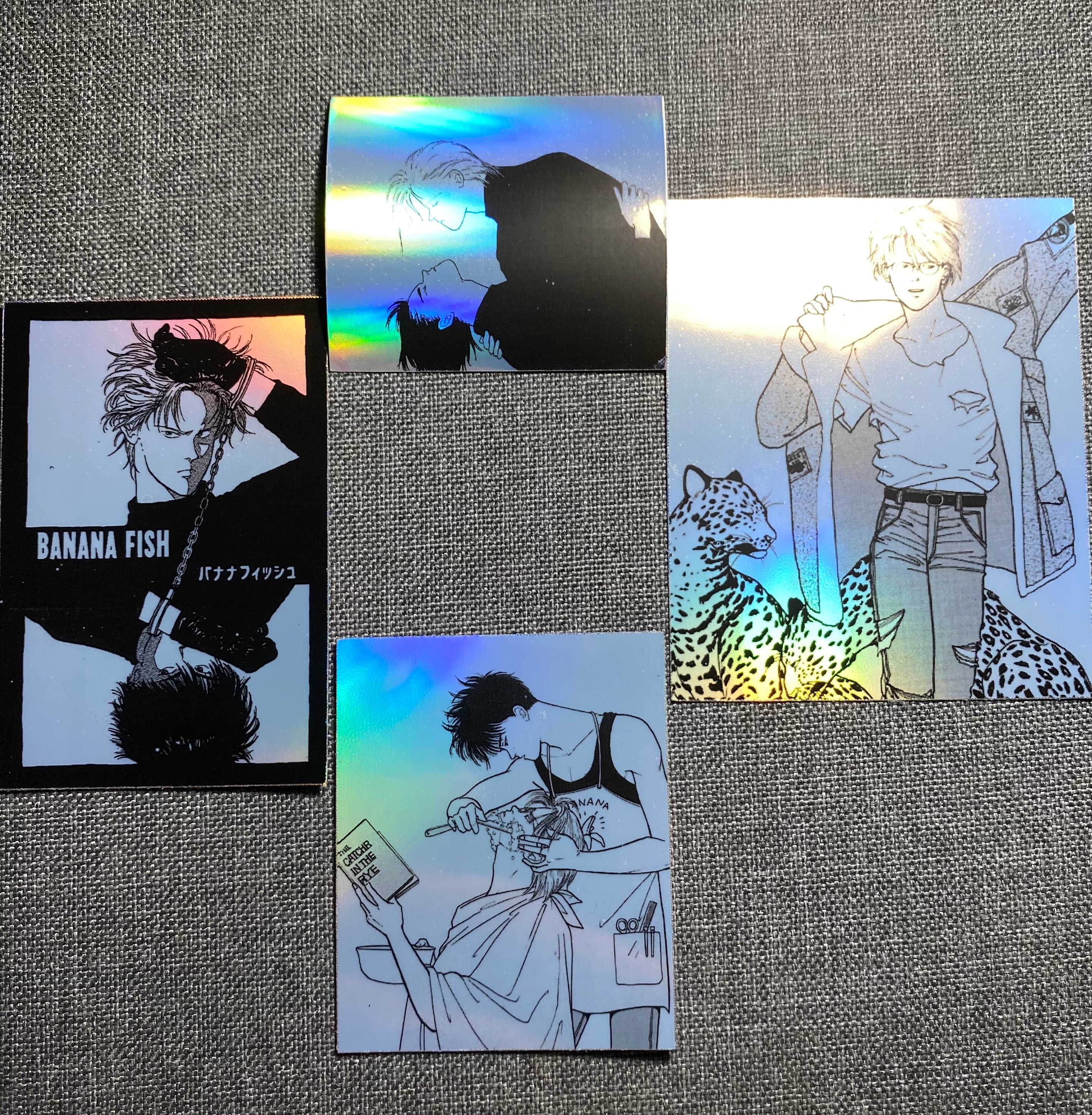 Holographic Anime Stickers
