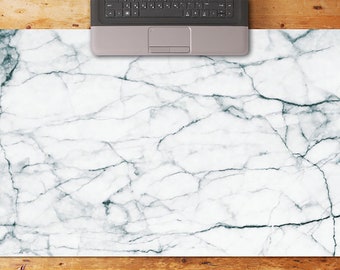 Marble Desk Mat Etsy