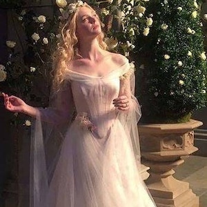 Aurora's wedding dress from the movie Maleficent 2