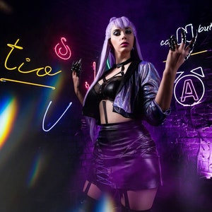 A melhor fantasia de cosplay. Evelynn K/DA e muito mais. Fantasia de Cosplay K/DA – Roupa de Popstar de League of Legends