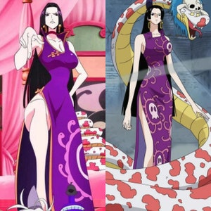 Pre-order cosplay costume Boa Hancock from anime One Piece.