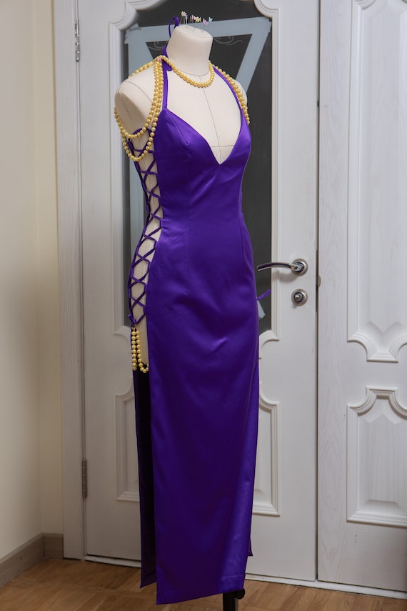 Nami Purple Dress – One Piece Cosplay Costume, Anime Accurate Zou