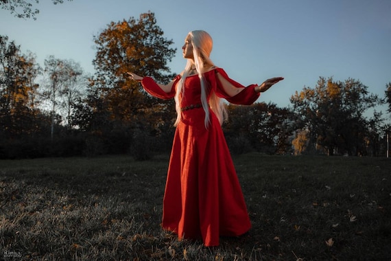 dresses silk Elegant Silk Long Sleeve Dress  HAREM's Brides