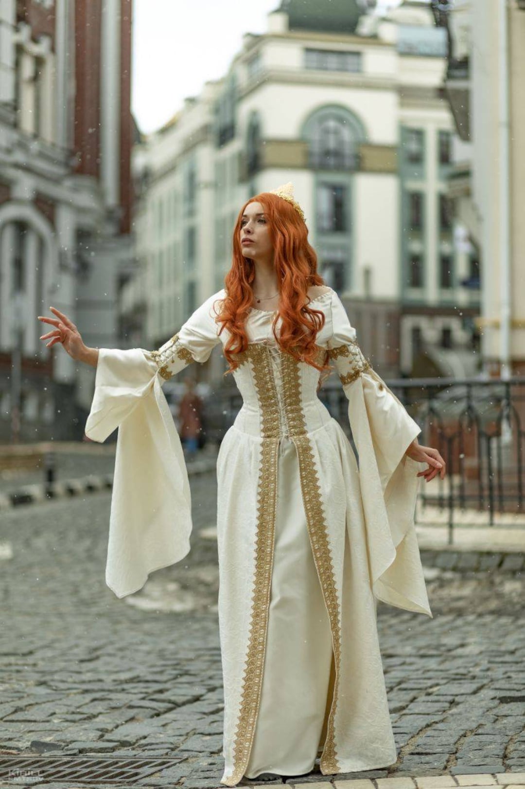 open lace back dress Medieval Princess Dress – Imagination Station main image 1