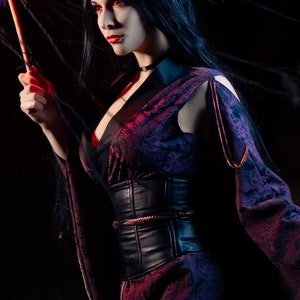 Kimono with a corset. Halloween costume