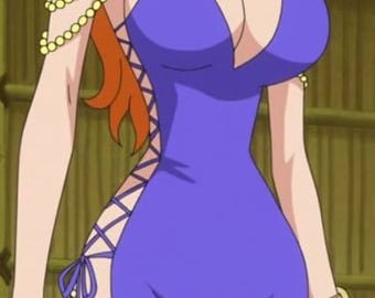 nami one piece purple dress Bring back Nami's purple dress Oda