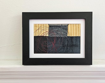 Contemporary Abstract Textile Wall Art Fiber Art