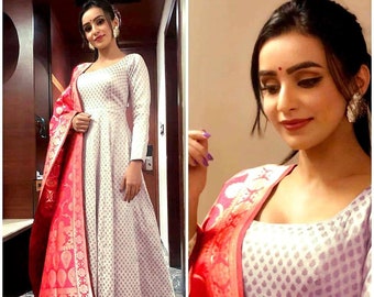 banarasi evening gown