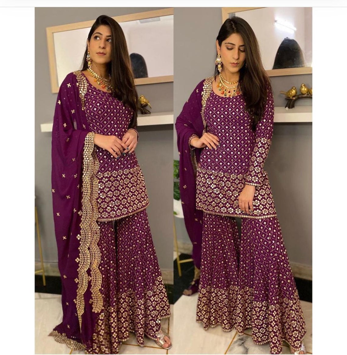 punjabi suits for lohri function