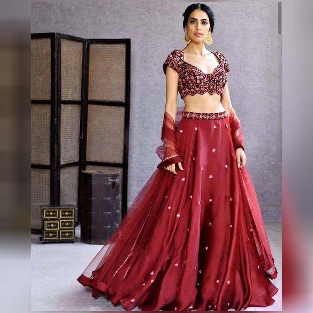 Designer Lehenga Choli Indian Pakistani Dress Embroidery Etsy