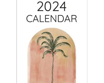 2024 A4 & A3 Vertical Wall Calendars with wire and loop - Original Art