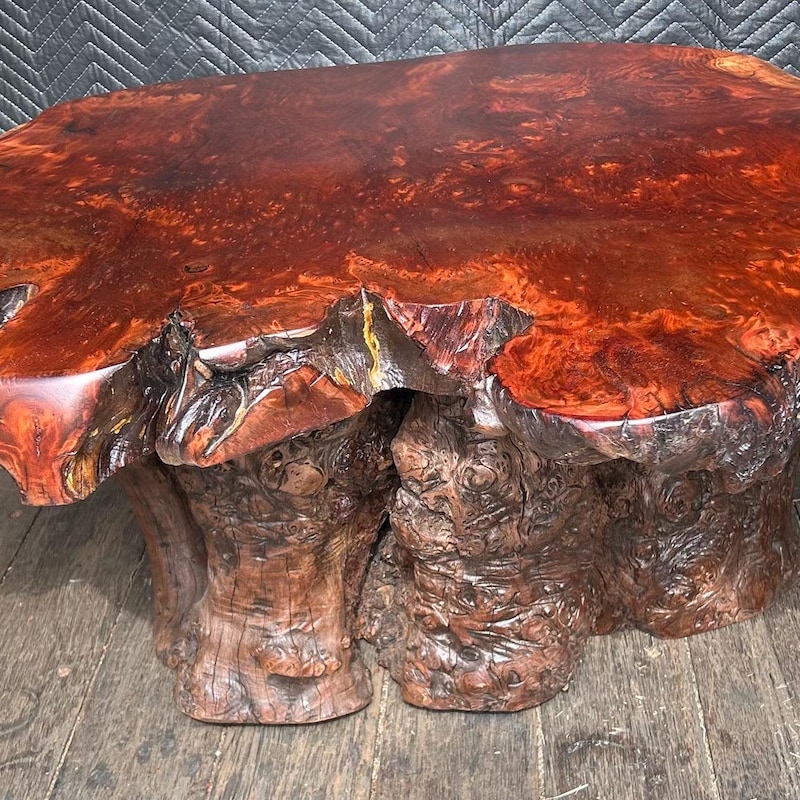 Burl Wood Table - Etsy