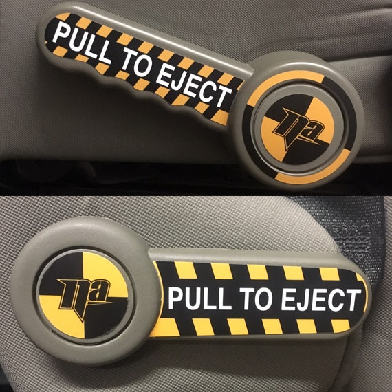 Pull To Eject decal sticker kit for Jeep Wrangler JK JKU