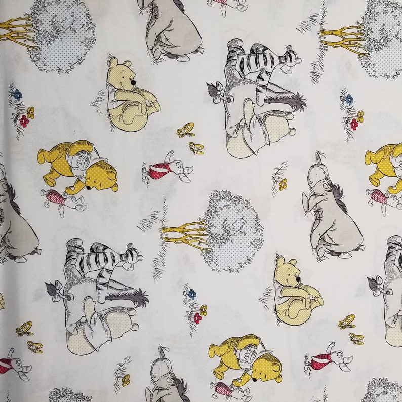 Winnie the Pooh Fabric Collection. Etsy